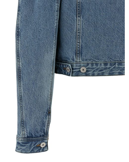 Jacquemus Blue 'La Veste De-Nimes Ovalo' Jacket