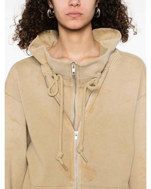 R13 Natural Paperbag Hoodie