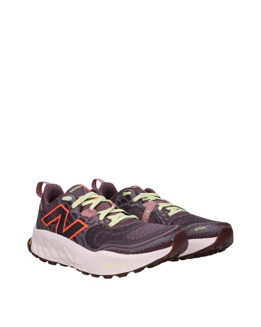 New Balance Pink Sneakers Fresh Foam X Hierro V8 Donna Tessuto Viola