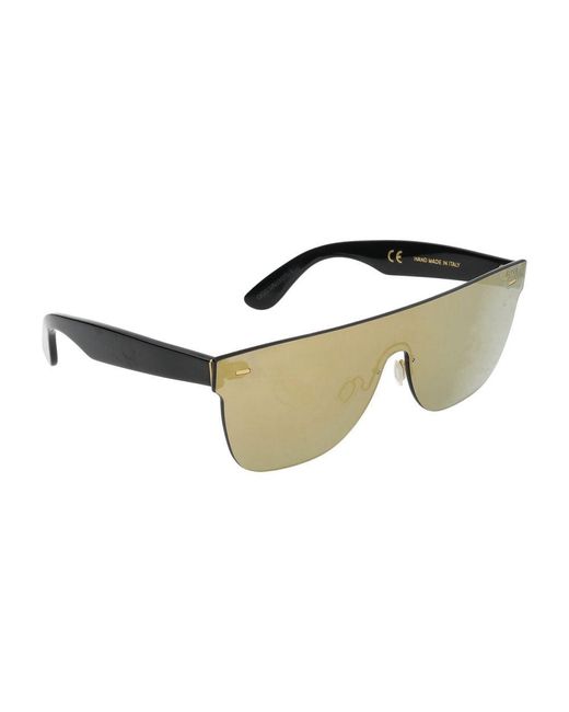 Retrosuperfuture Metallic Sunglasses Screen Flat Top /18/145