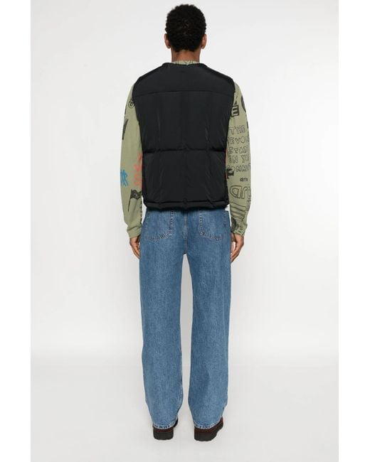 Arte' Black Puffer Vest for men