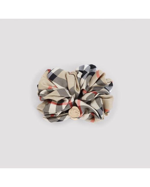 Burberry Multicolor Check Scrunchie