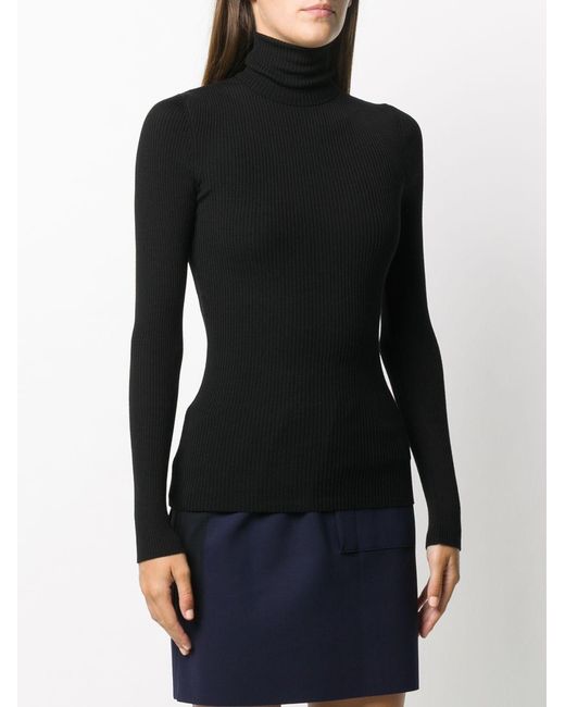 Wolford Geribbelde Coltrui in het Black