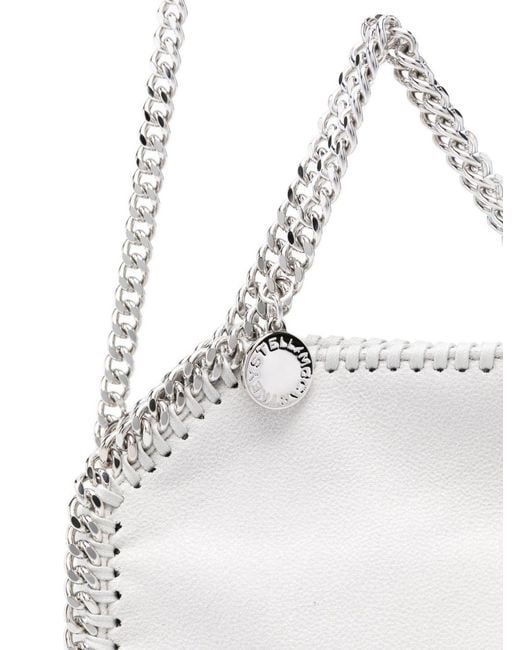 Stella McCartney White Falabella Tiny Crossbody Bag