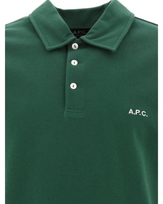A.P.C. Austin Polo -Hemd in Green für Herren