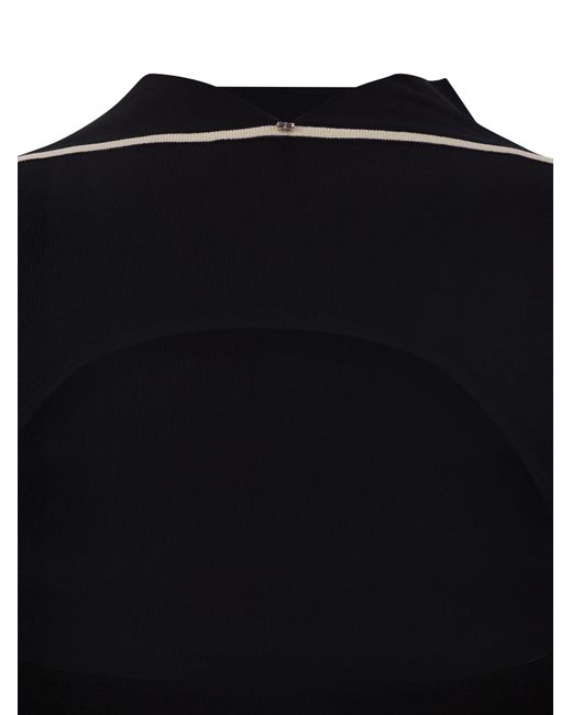 パーティードレス SPORTMAX OPEROSO - Tight-fitting viscose blend crepe knit dr Viscose crêpe blend knit fitted dress, black | Sportmax