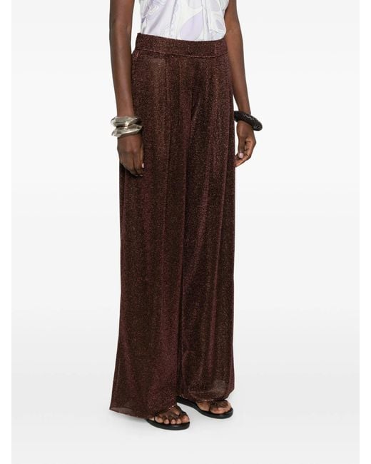 Oseree Blue Lumiere Tailored Long Pants