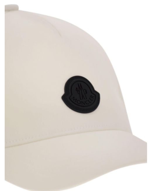 Moncler Natural Cotton Gabardine Baseball Cap for men