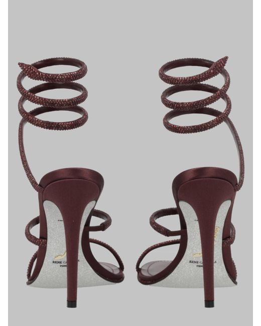Rene Caovilla Brown Chic Heels For