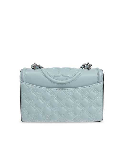 Tory Burch Blue Fleming Small Leather Shoulder Bag for men