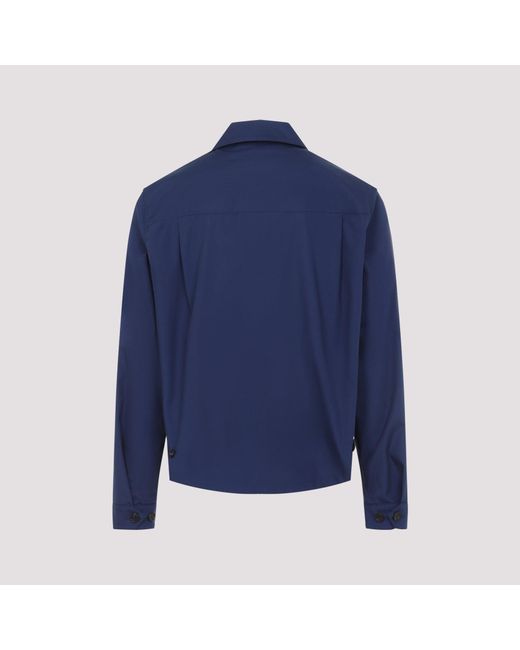 Prada Blue Polyester Jacket