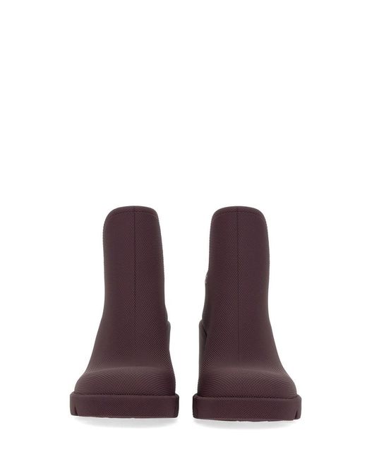 Burberry Purple Stylish Mini Boot