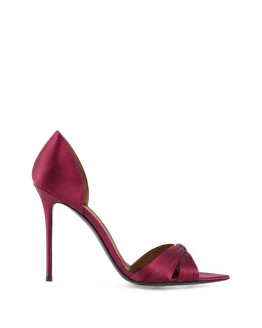 Giuseppe Zanotti Red Lienn Leather Pumps