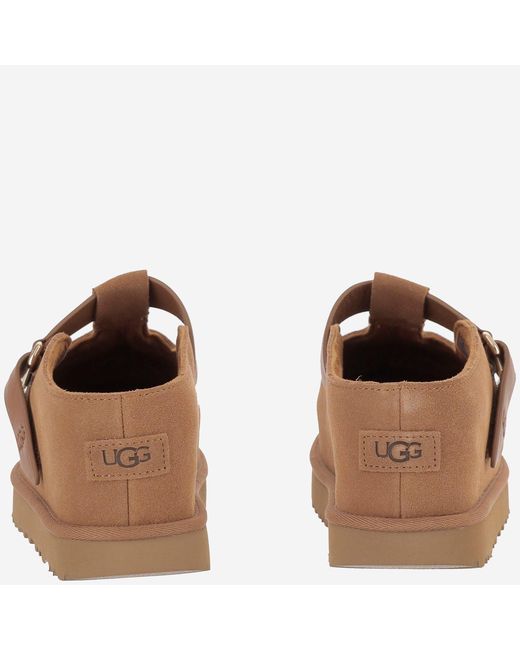 Ugg Brown Goldenstar Hi Mules