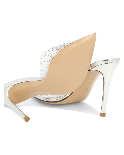 Gianvito Rossi White Prexi Sandals