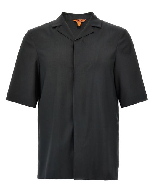 Barena Overshirt Atila Tropical in Black für Herren