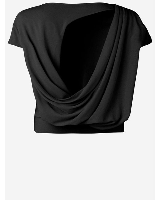 Jacquemus Black T-Shirt Viscose Blend