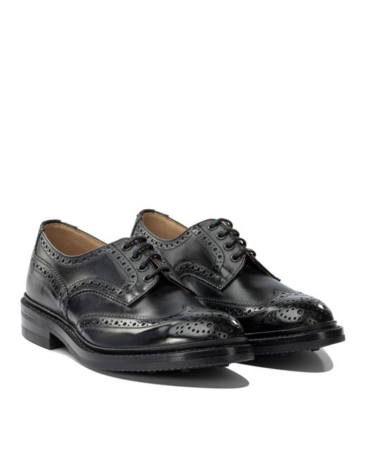 Tricker's Black "Bourton" Derby for men