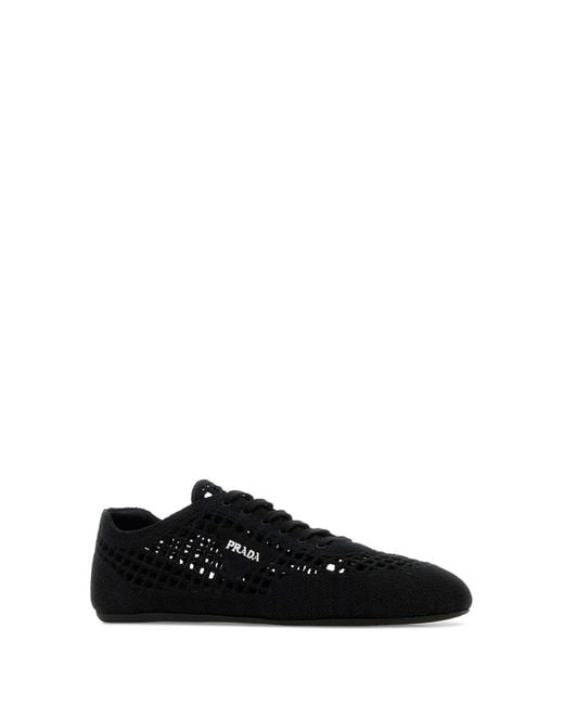 Prada Black Logo Sneakers