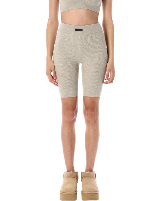 Essentials x Fear Of God Essentiële Angst Voor Godshorts in het Natural