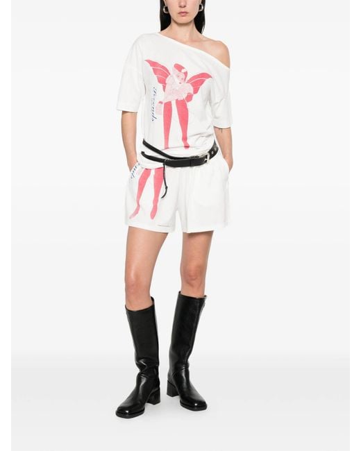 Our Legacy White Gored Shorts