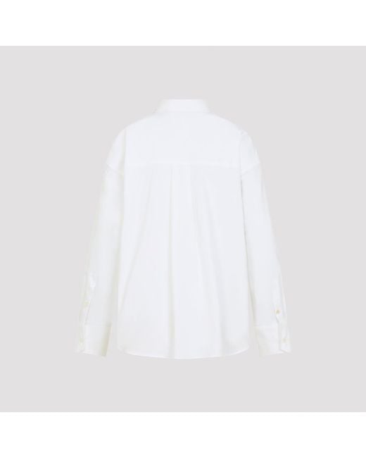 Max Mara White Adele Shirt