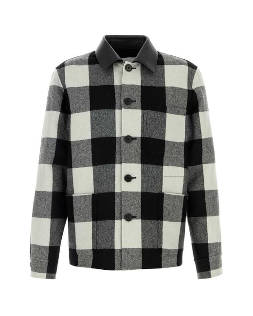 Givenchy Black Embroidered Wool Shirt for men