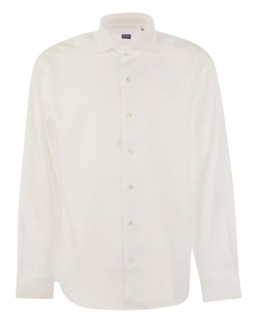 Fedeli White Roby Linen Shirt