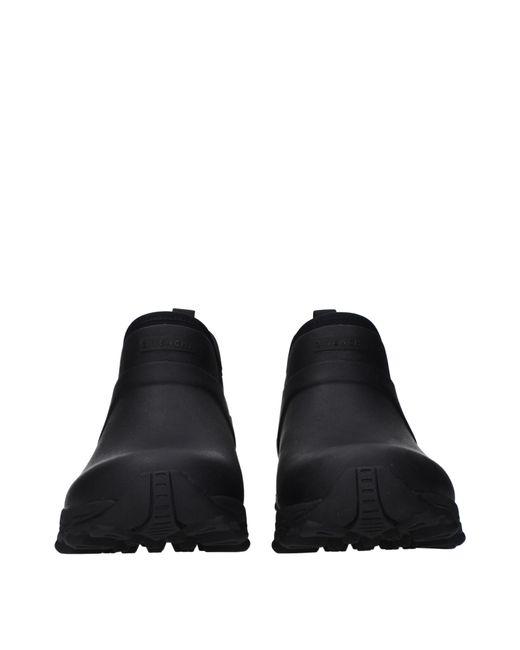 Givenchy Black Stivaletti Uomo Gomma Nero