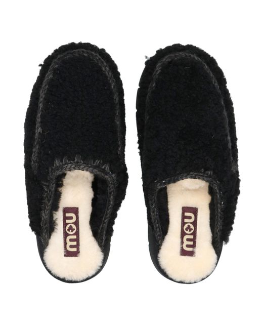 Mou Black Sandals