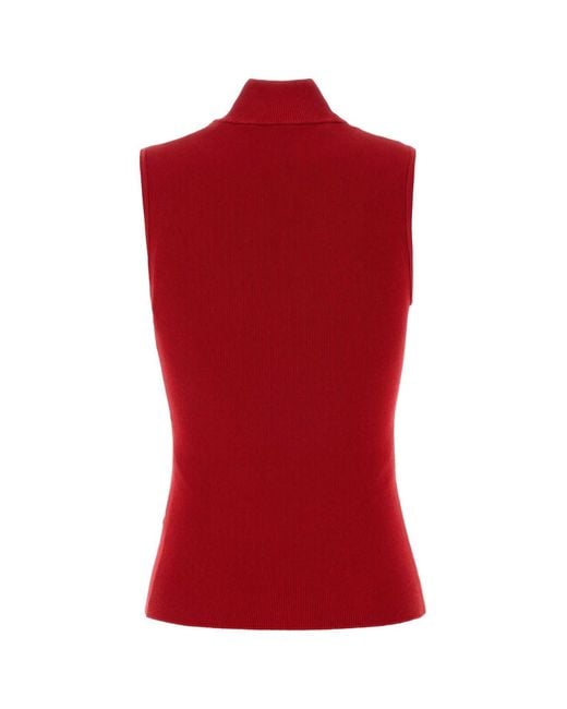 Loewe Red Sleeveless Top