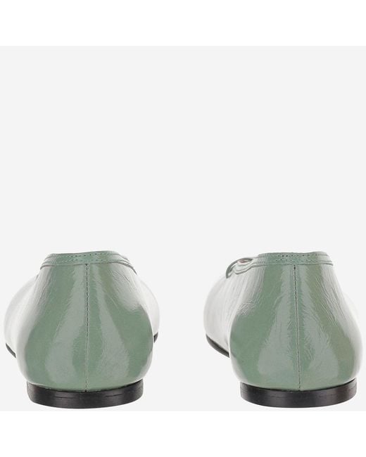Alohas Green Bumi Onix Leather Flats