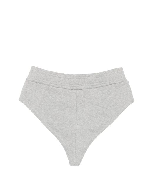 Vetements White Jersey Hot Pants
