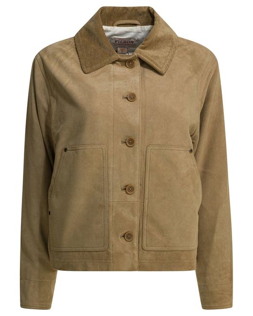 Filson "barn" Lichte Jas in het Green