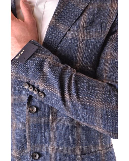 Blazer Multicolore Lardini pour homme en coloris Blue