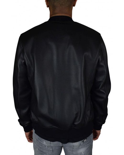 Philipp Plein Black Bomber Jacket for men