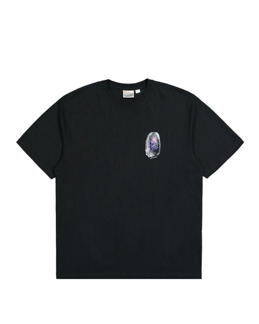 Gramicci Black Thumbprint Tee for men