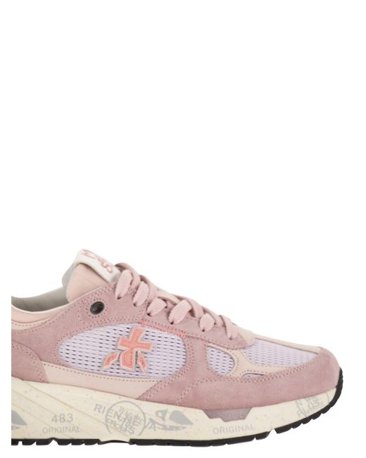 Premiata Pink Mased 8220 Sneakers