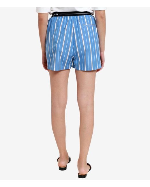 MSGM Blue Shorts