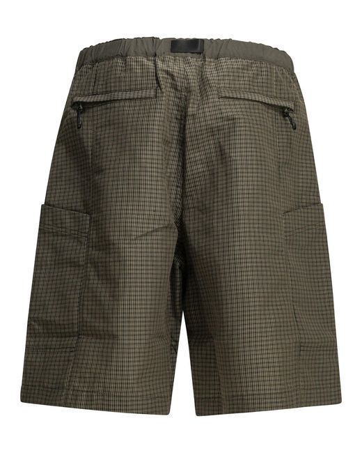 Comme des Garçons Green Plaid Cargo Shorts