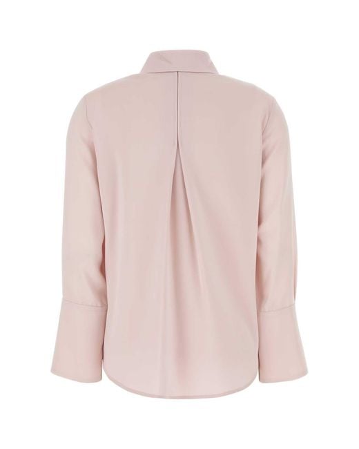 Max Mara Pink Regular Solid Shirt