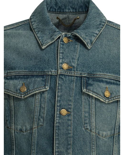 Golden Goose Deluxe Brand Green Denim Jacket