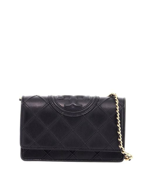 Tory Burch Black Fleming Crossbody Bag