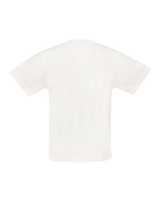 Stone Island Korte Mouwen T -shirt in het White voor heren