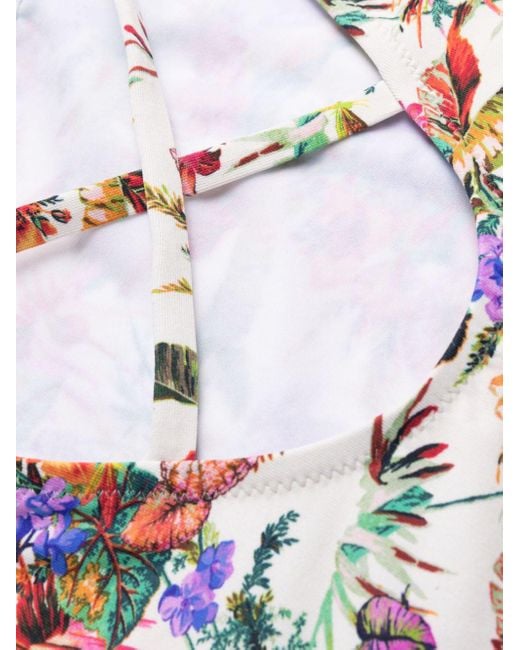Anjuna White Mara Printed One Piece Swimsuit