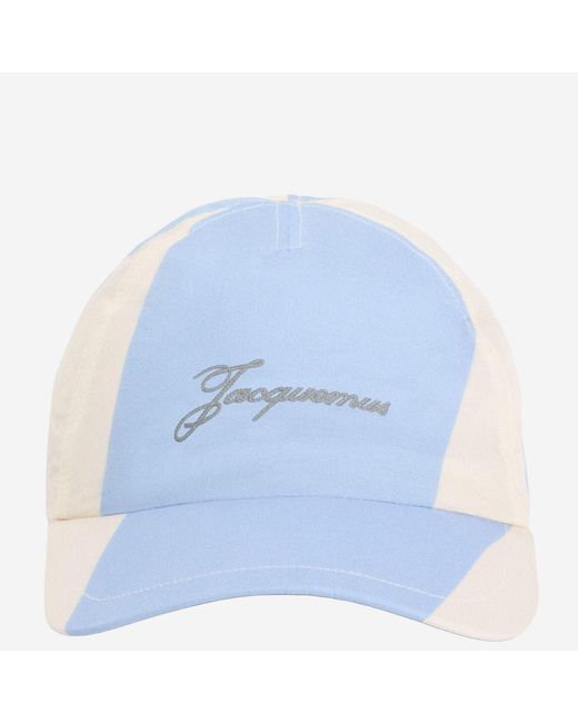Jacquemus Blue Baseballkappe mit Logo