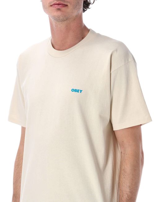 Obey White T Shirts And Polos for men