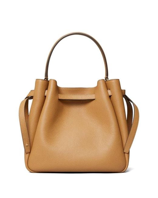 Tory Burch Metallic "Romy" Bucket Bag