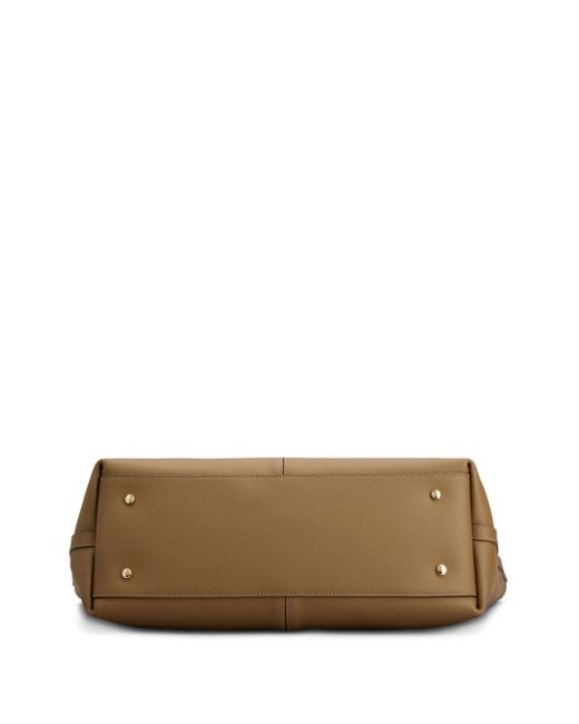 Tod's Brown Tod 's Mittelgroße Leder -Einkaufstasche