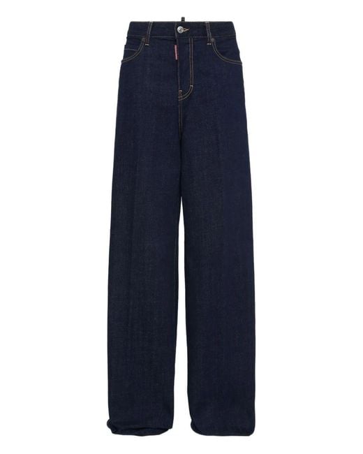 DSquared² Blue Pants 5 Pockets